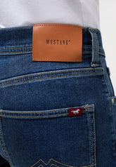 Męskie Spodnie Jeansowe MUSTANG Orlando Slim Denim Blue 1013708 5000 783